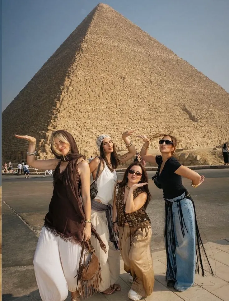 Saqqara Step Pyramid + Dahshur Pyramids